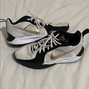 Nike Black and Gold Sneakers